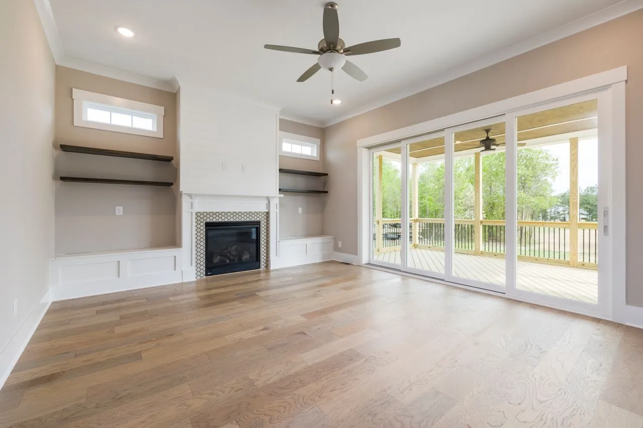 Cieling fan installed in a home